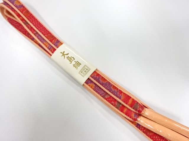 未使用品　正絹　手組帯締め